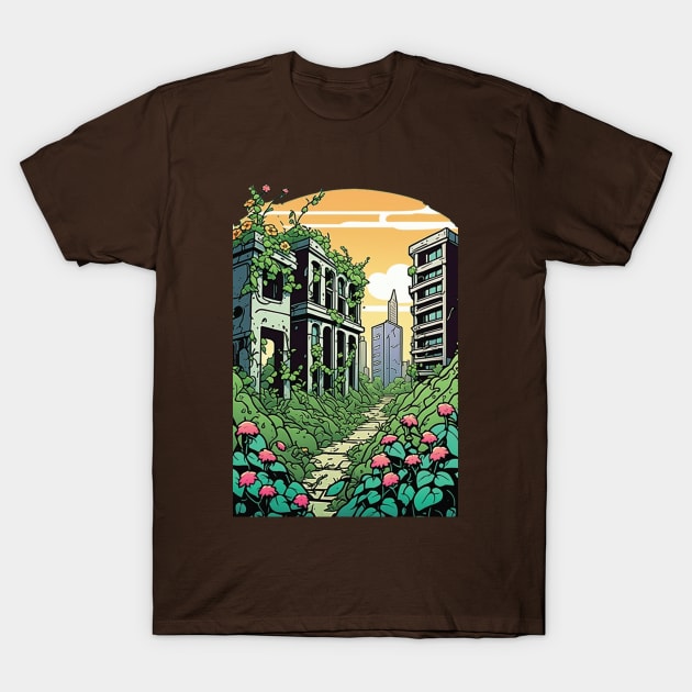 Back to the Earth: The City T-Shirt by Sieve's Weave's